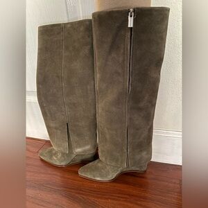 Vince Camuto Women's Olive Heeled Boots. Brand new.